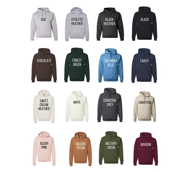 Custom Embroidered Roman Numeral Hoodie
