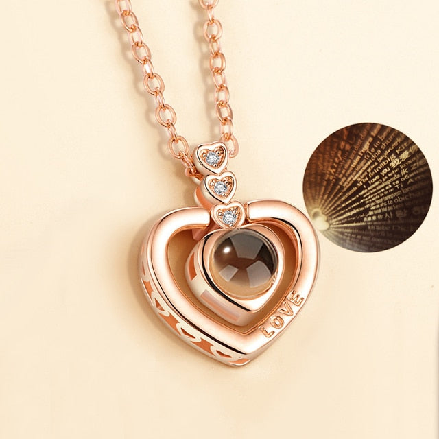 Romantic I Love You Circle Pendant Necklace With Real Rose Gift Box Perfect  Valentines Day Or 2023 Gift For Girlfriend Or Wife From Hasheemthabeet,  $12.31 | DHgate.Com